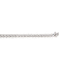 Bestselling 2.5mm lab-grown diamond round-cut tennis bracelet with four-prong setting, perfect for everyday casual wear.