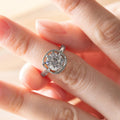 Antique Old Mine-Cut Diamond Vintage Solitaire Ring with Illusion Basket Setting