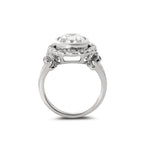 Timeless Antique Style Elongated Old Mine Cut Lab-Grown Diamond Openwork Ring